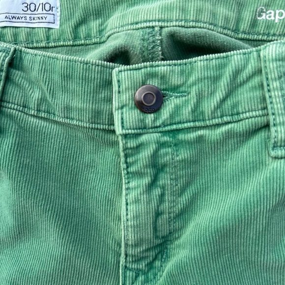 GAP Vibrant Green Always Skinny Jeans - Picture 2 of 5
